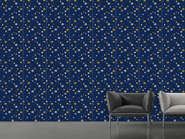 patterned-wallpaper-christmas-decorations-blue