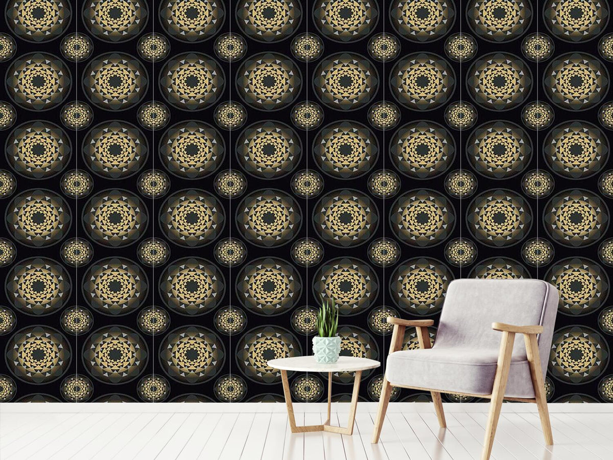 patterned-wallpaper-glitter-gold-floral