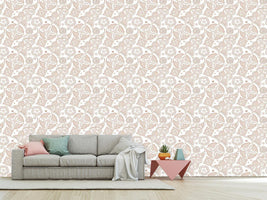 patterned-wallpaper-floriental-brown