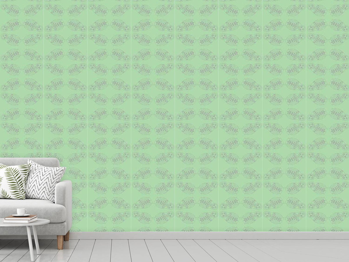 patterned-wallpaper-matryoshkas-on-green