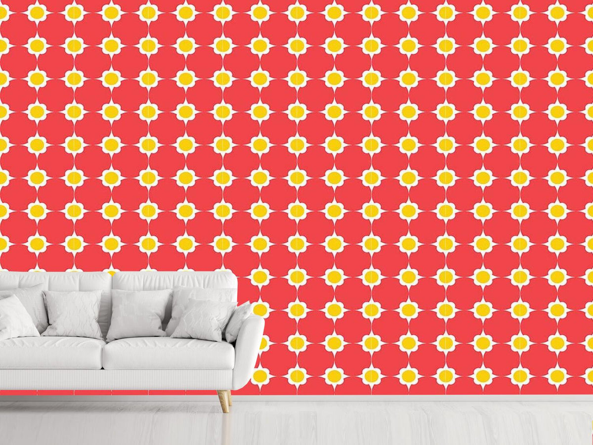 patterned-wallpaper-flower-dots