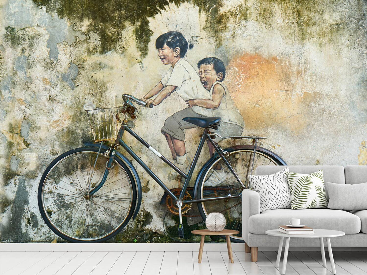 photo-wallpaper-bicycle-graffiti