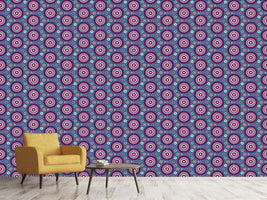 patterned-wallpaper-floral-gear-circles