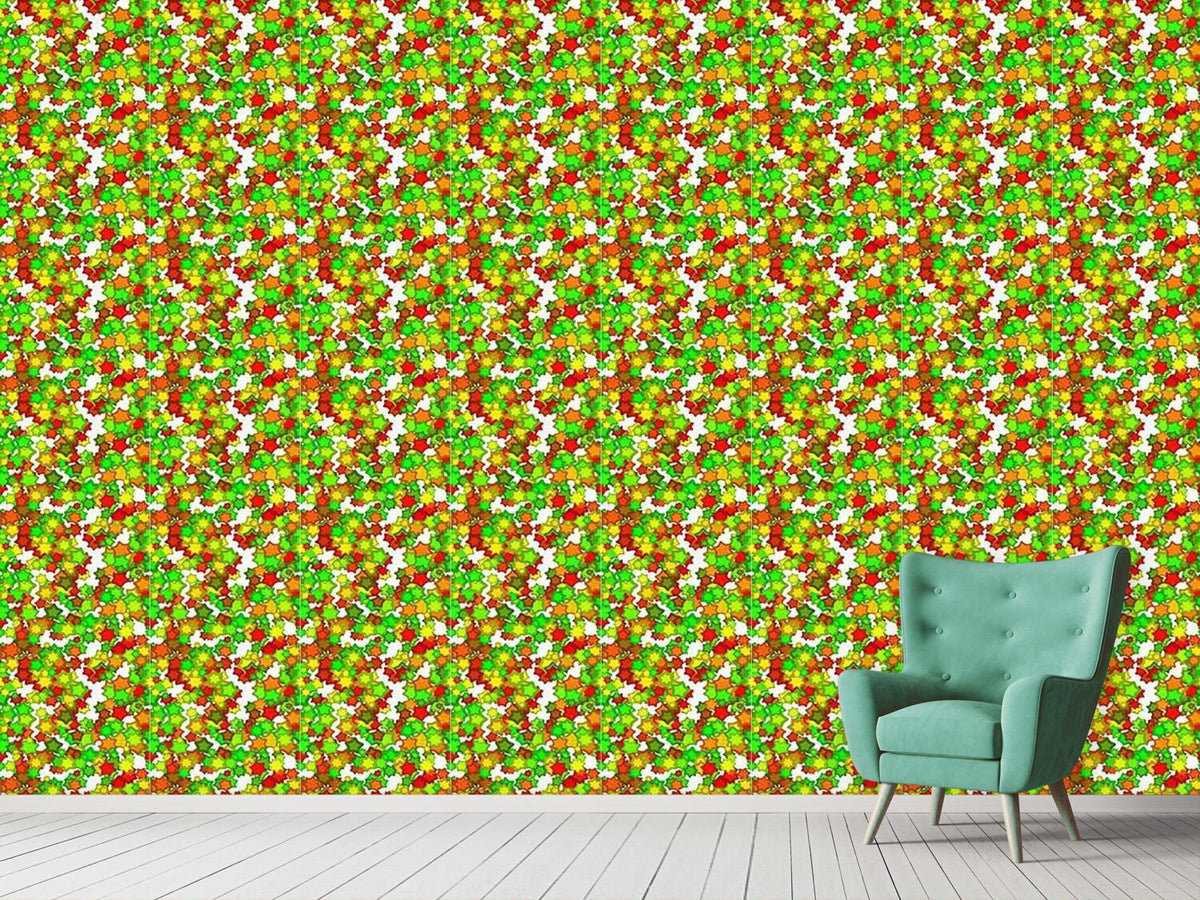 patterned-wallpaper-colorful-star-dance