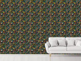 patterned-wallpaper-summer-flowers-at-night