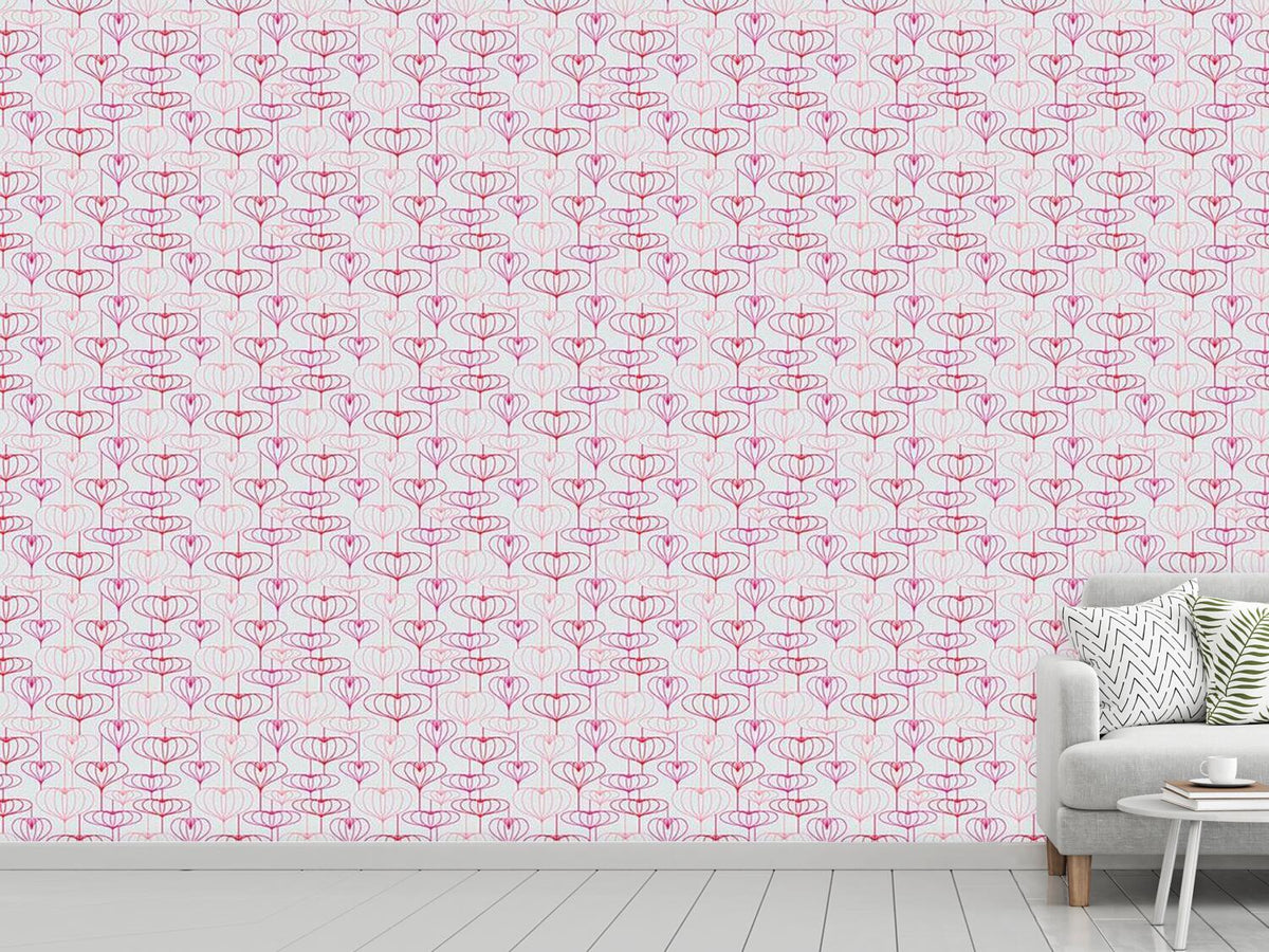 patterned-wallpaper-heart-lantern-grey