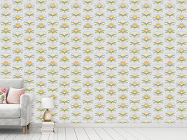 patterned-wallpaper-tender-lilies-on-grey