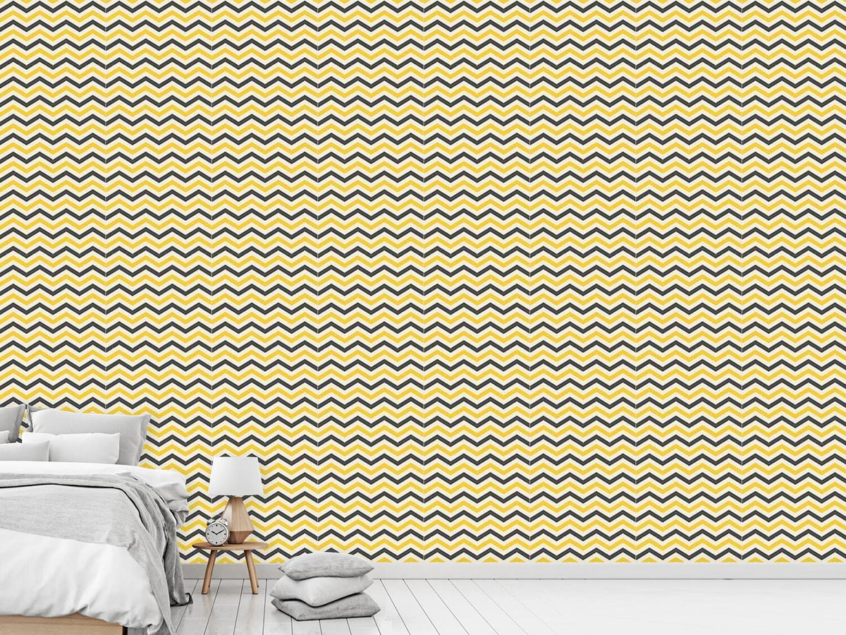 patterned-wallpaper-bee-chevron