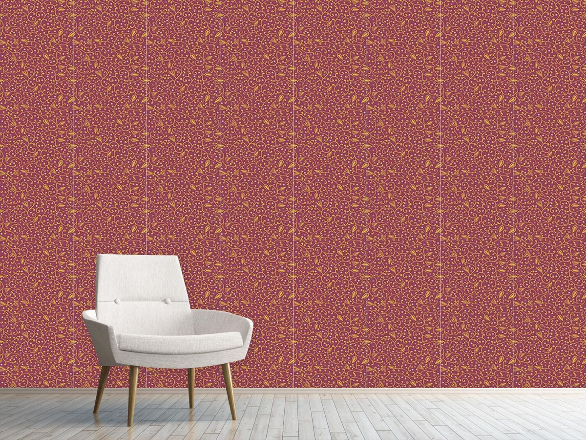 patterned-wallpaper-rapunzels-vintage-garden