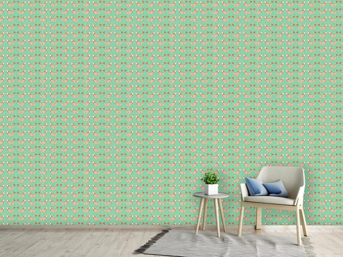 patterned-wallpaper-turtle-doves