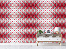 patterned-wallpaper-poinsettias