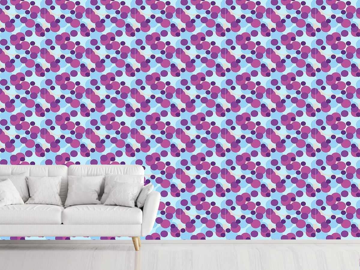 patterned-wallpaper-circles-from-provence