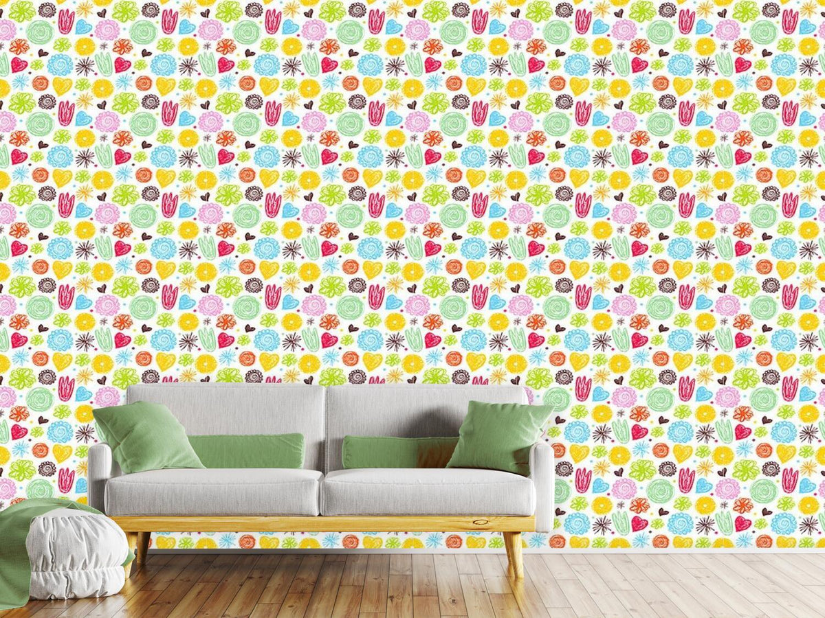 patterned-wallpaper-when-girls-draw