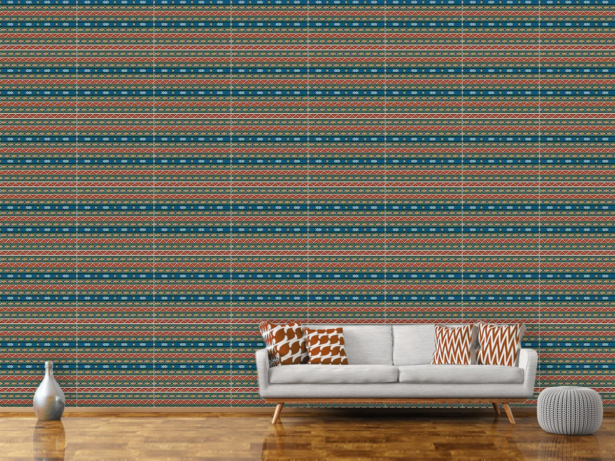 patterned-wallpaper-tribal-stripes