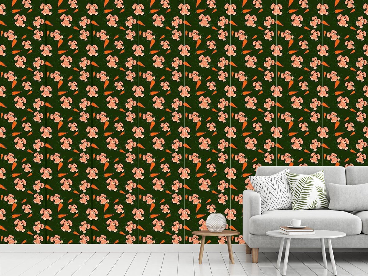 patterned-wallpaper-my-bunny-loves-carrots