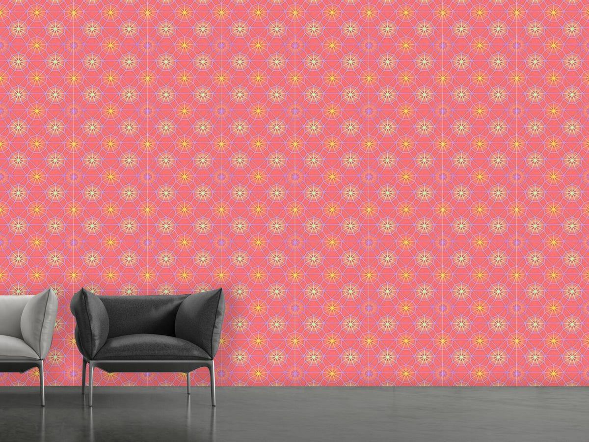 patterned-wallpaper-soft-web-glowing