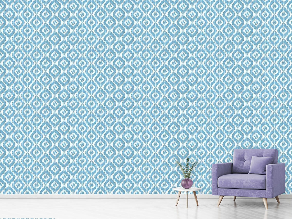 patterned-wallpaper-ikat-damask-ogee