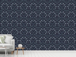 patterned-wallpaper-gothic-flower-fantasy