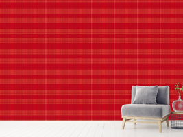 patterned-wallpaper-tartan-red