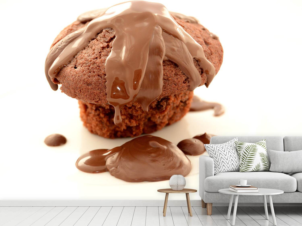 photo-wallpaper-muffin-with-chocolate