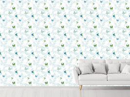 patterned-wallpaper-butterflies-on-the-waterside