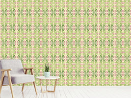 patterned-wallpaper-mystic-flora-green